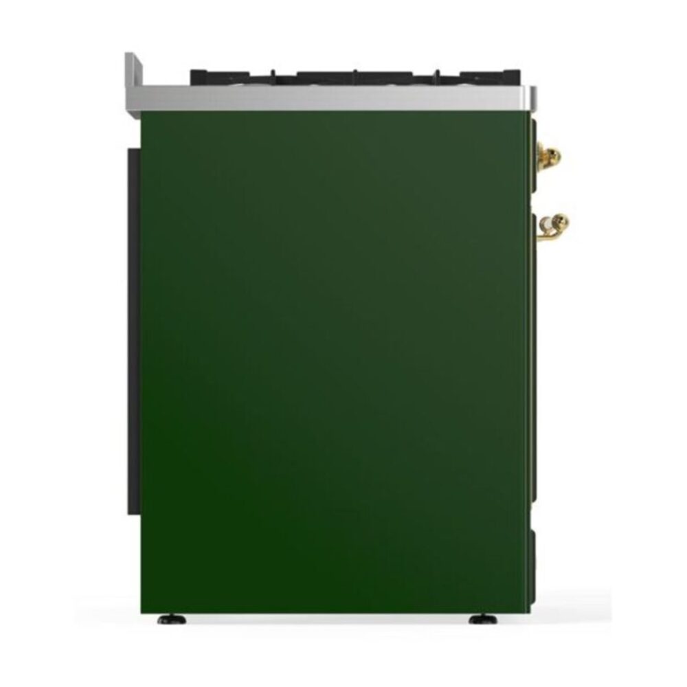 ILVE_UM30DNE3EGGLP_Majestic_II_30"_Dual_Fuel_Range_left_side