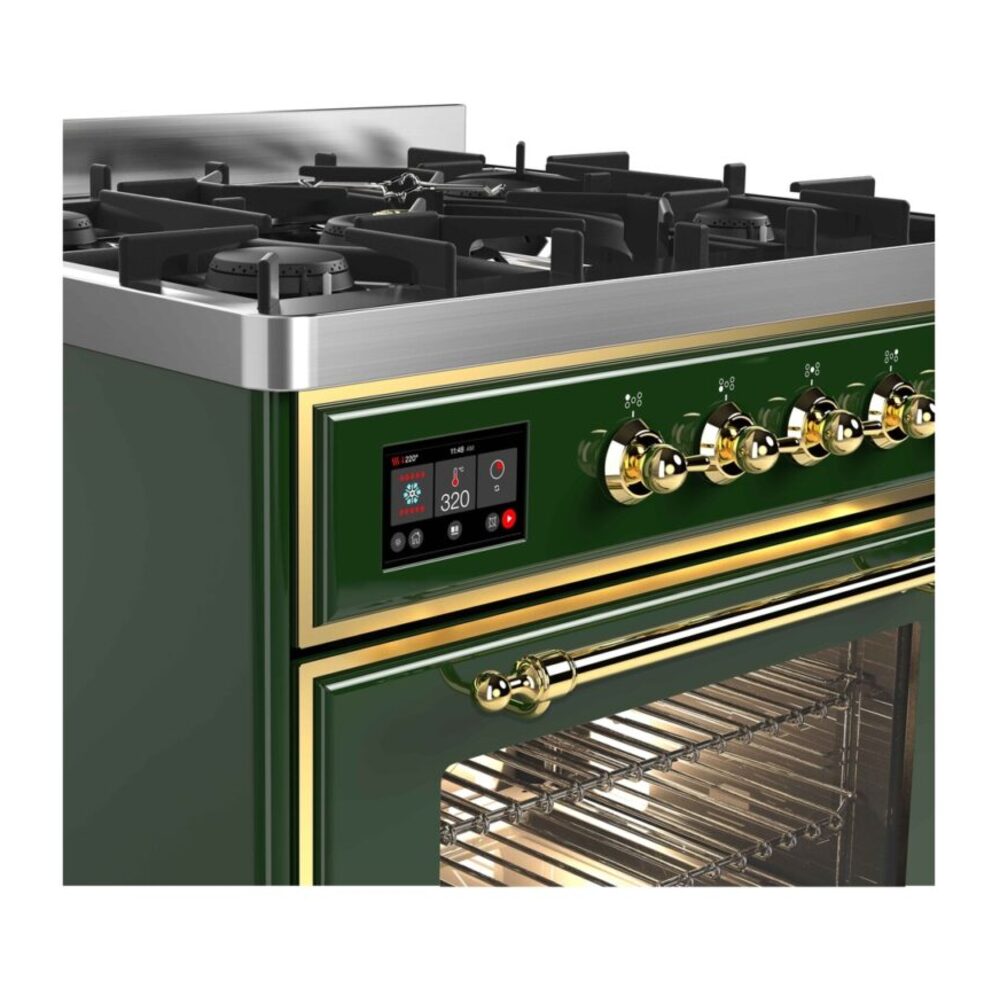 ILVE_UM30DNE3EGG_Majestic_II_30"_Dual_Fuel_Range_front
