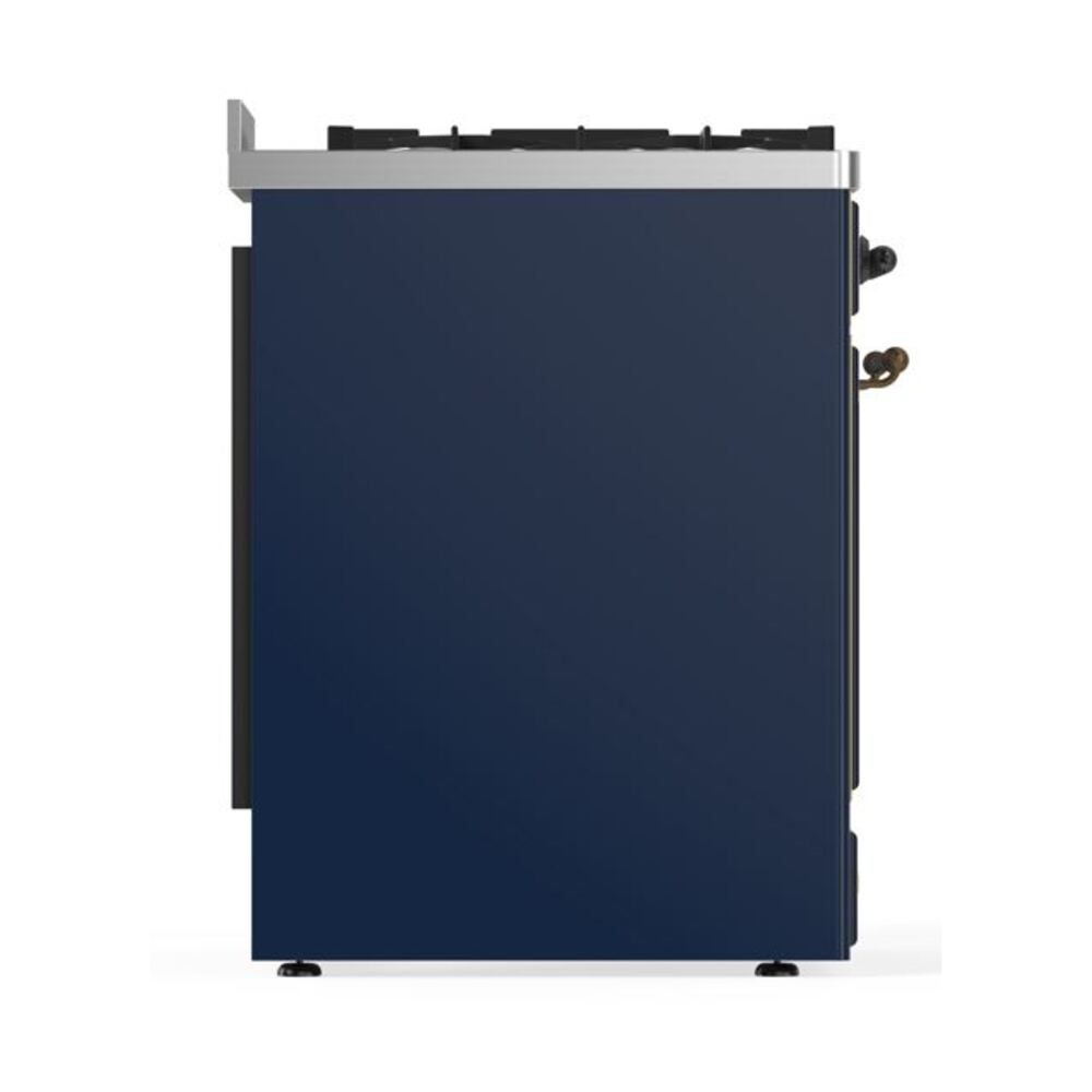 ILVE_UM30DNE3MBB_Majestic_II_30_Dual_Fuel_Range_Left_Angle