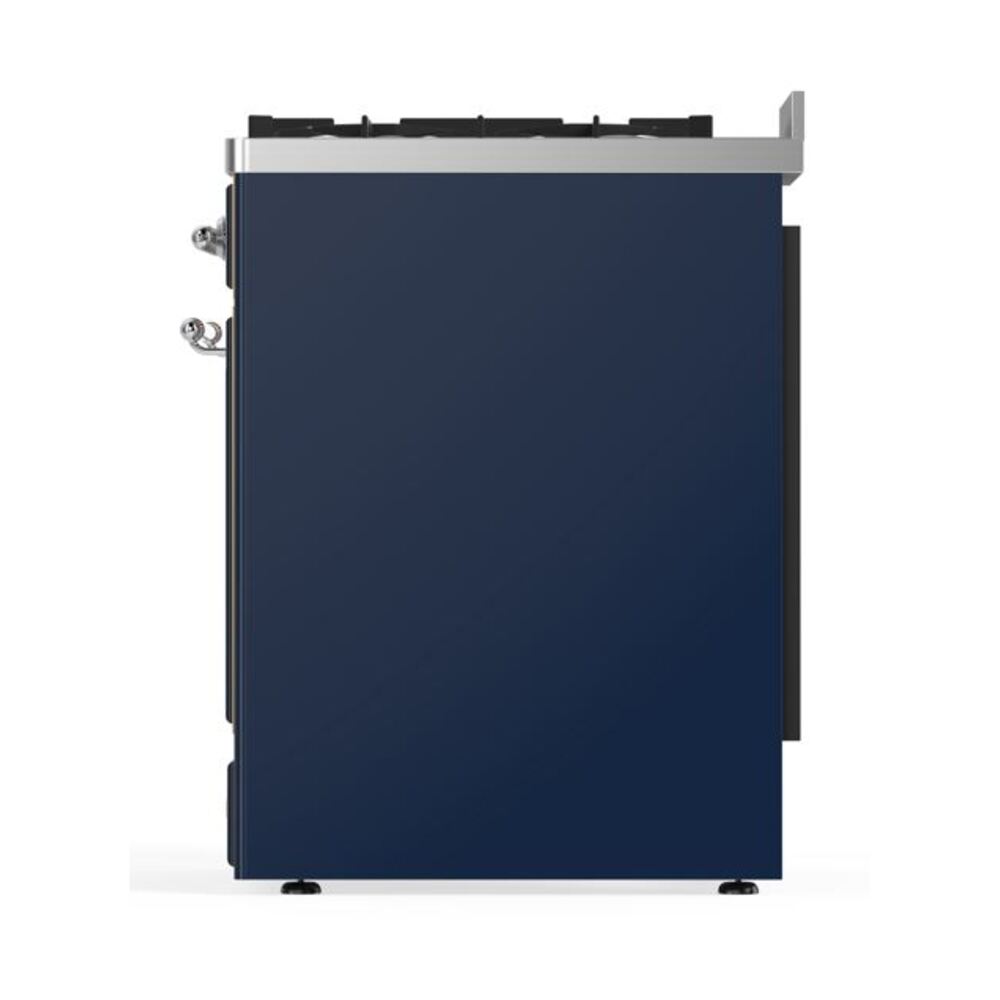 ILVE_UM30DNE3MBCLP_Majestic_II_30"_Dual_Fuel_Range_Left_Angle