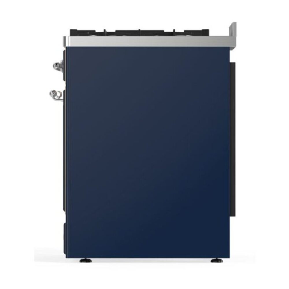 ILVE_UM30DNE3MBCLP_Majestic_II_30"_Dual_Fuel_Range_Left_Angle