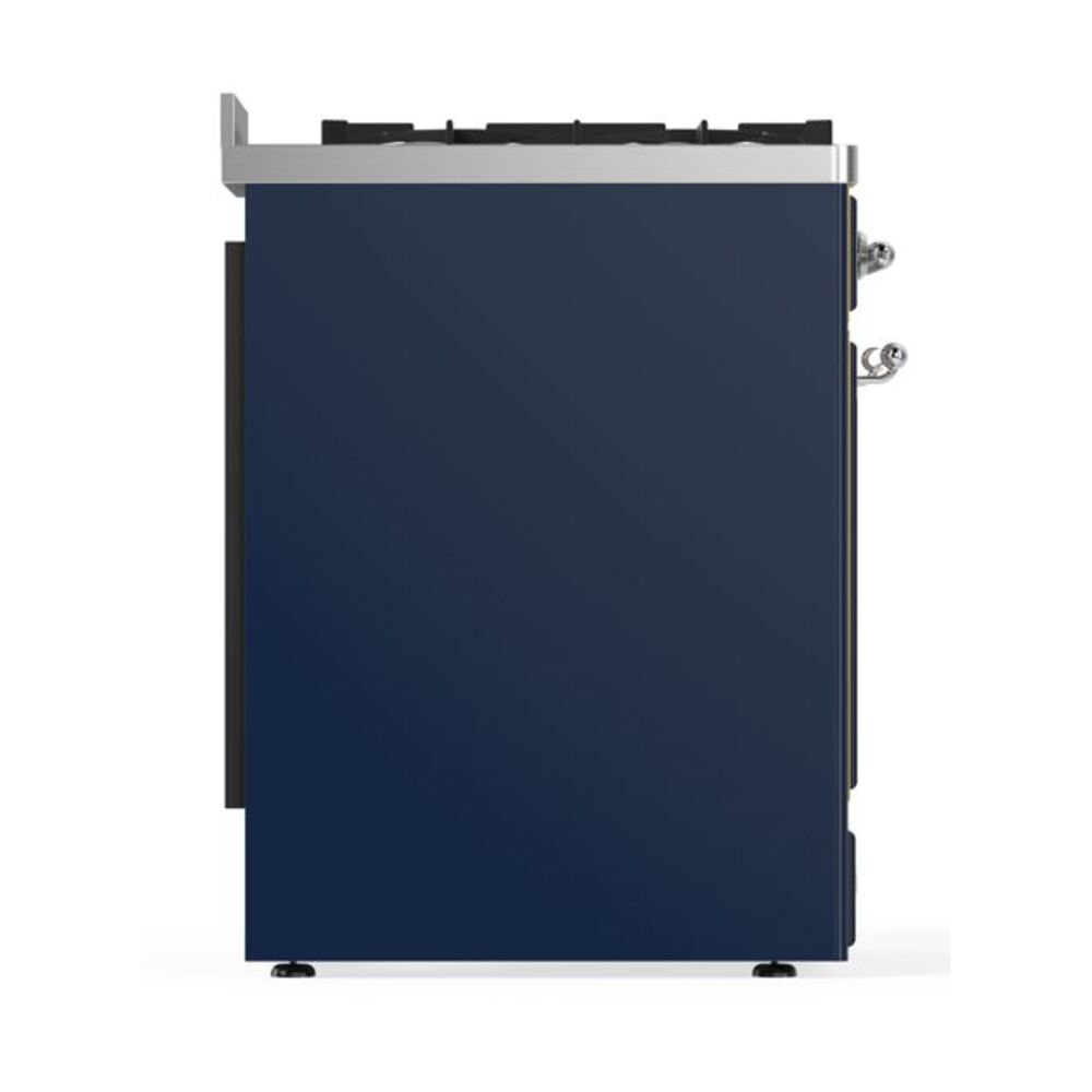 ILVE_UM30DNE3MBCLP_Majestic_II_30"_Dual_Fuel_Range_Right_Angle