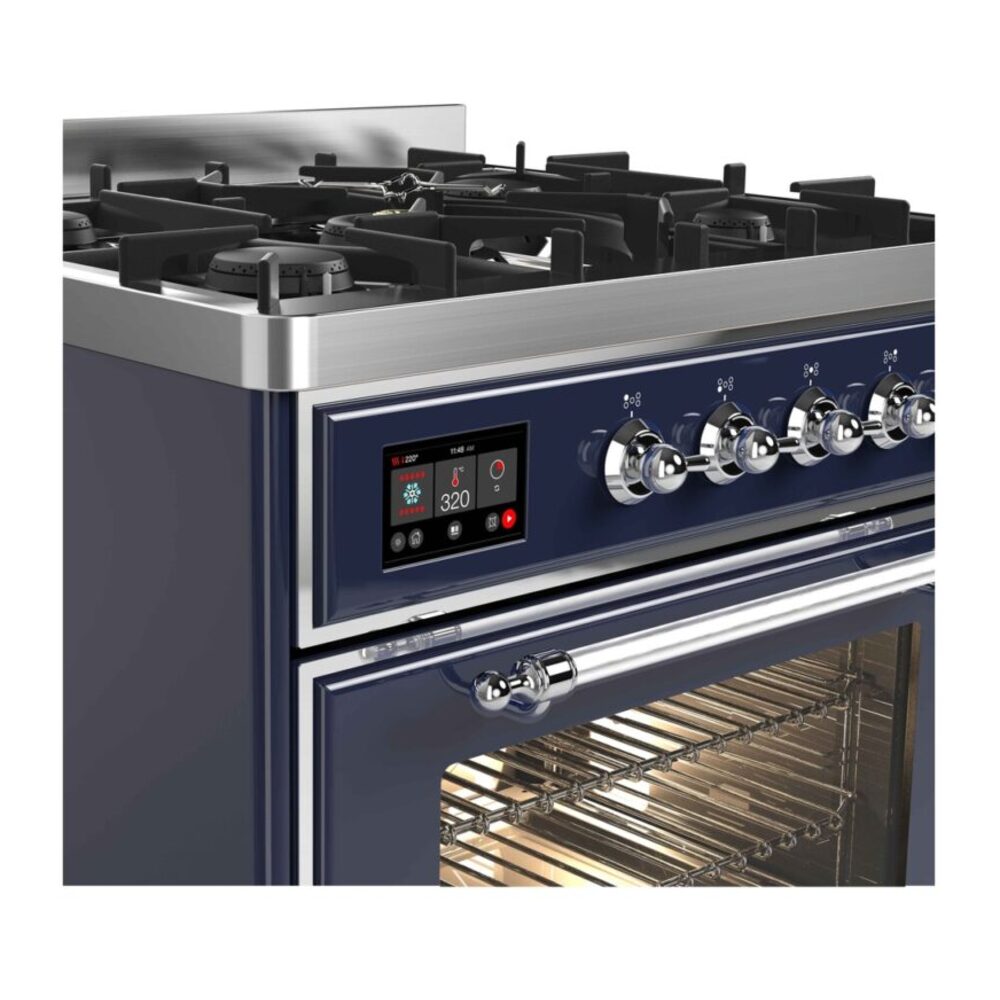 ILVE UM30D Majestic II 30 inch Dual Fuel Range with 5 Burners