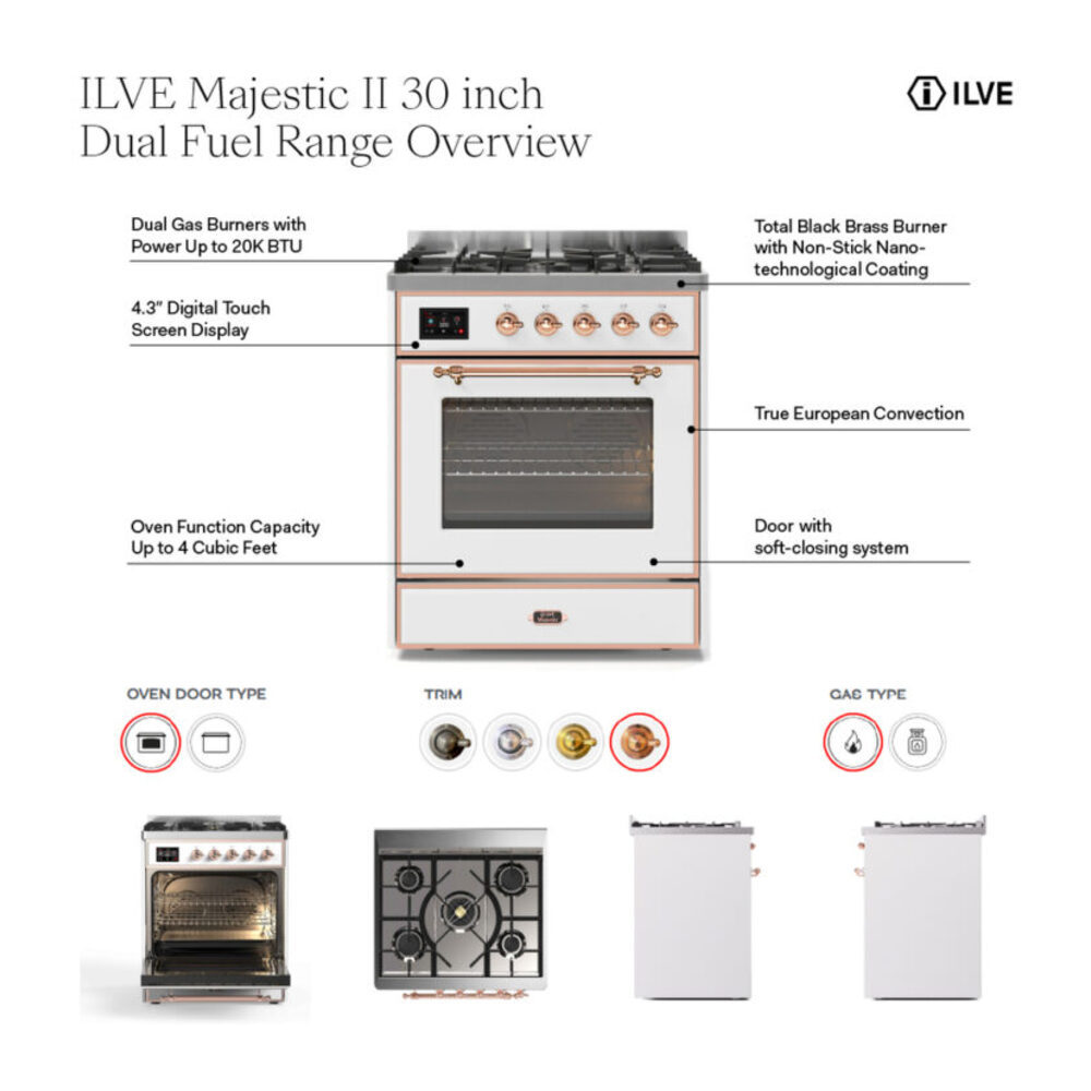 ILVE Majestic 30 inch Range Overview
