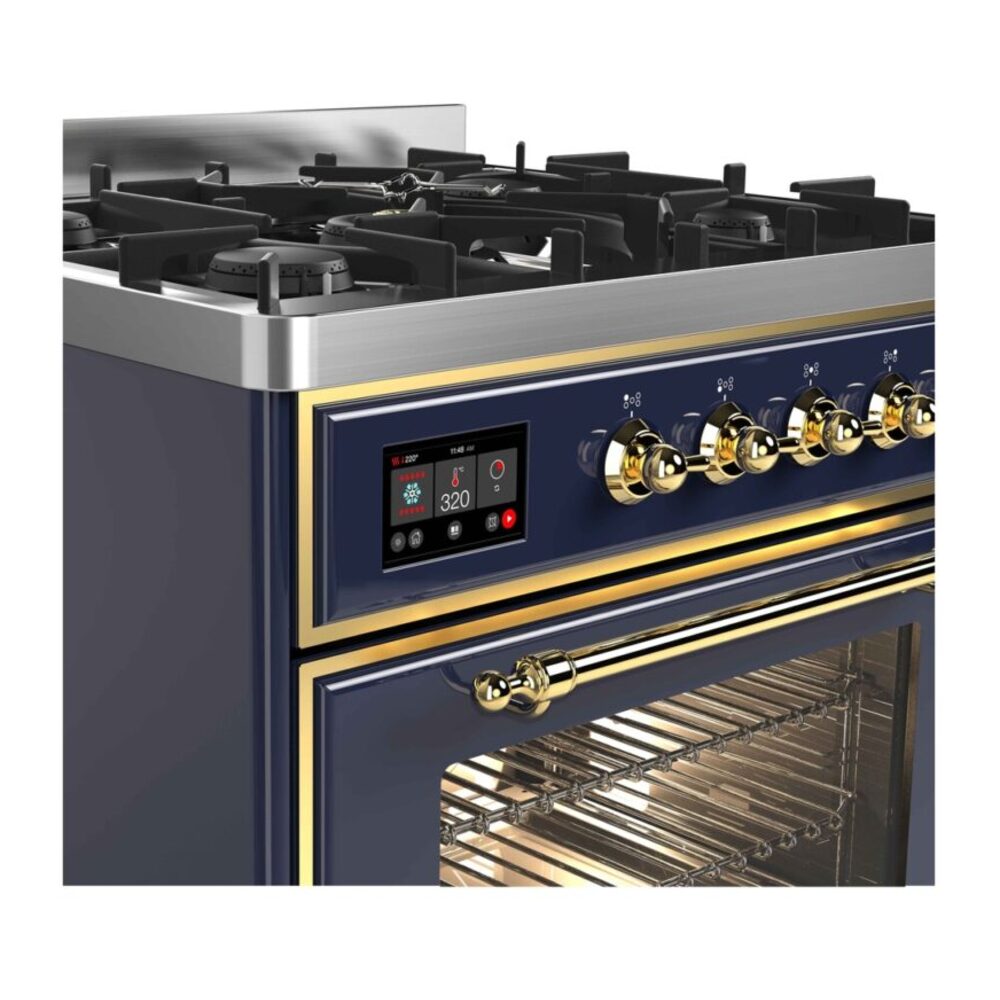 ILVE UM30D Majestic II 30 inch Dual Fuel Range with 5 Burners