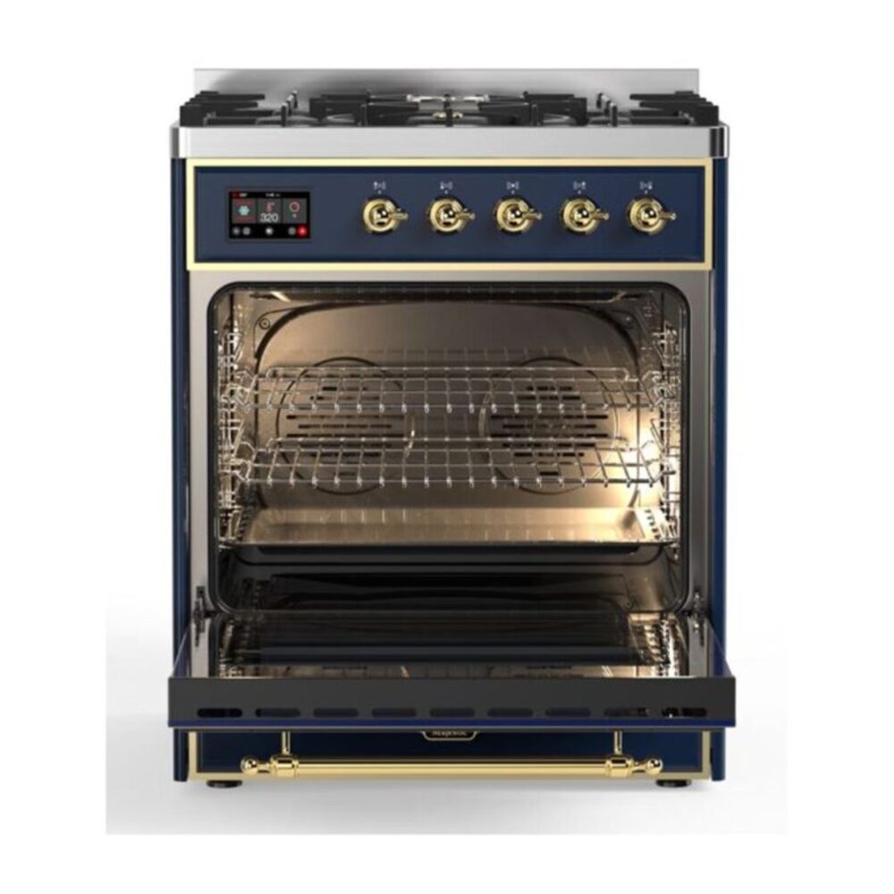 ILVE_UM30DNE3MBG_Majestic_II_30_Dual_Fuel_Range_Front_View