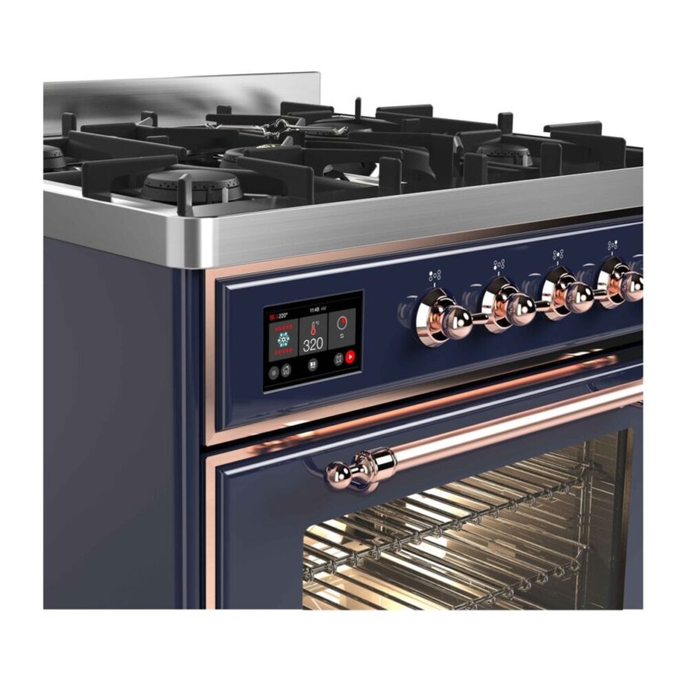 ILVE UM30D Majestic II 30 inch Dual Fuel Range with 5 Burners