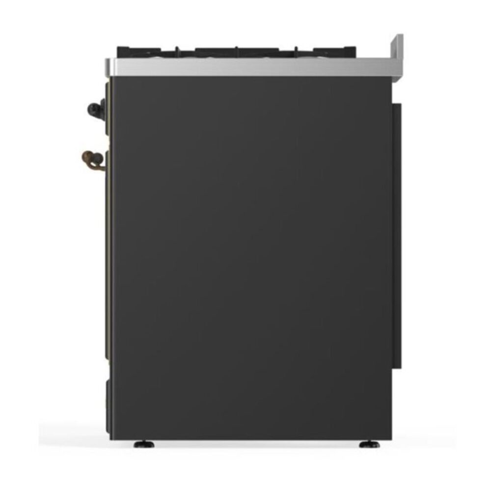 ILVE_UM30DNE3MGBLP_Majestic_II_30"_Dual_Fuel_Range_Left_Angle