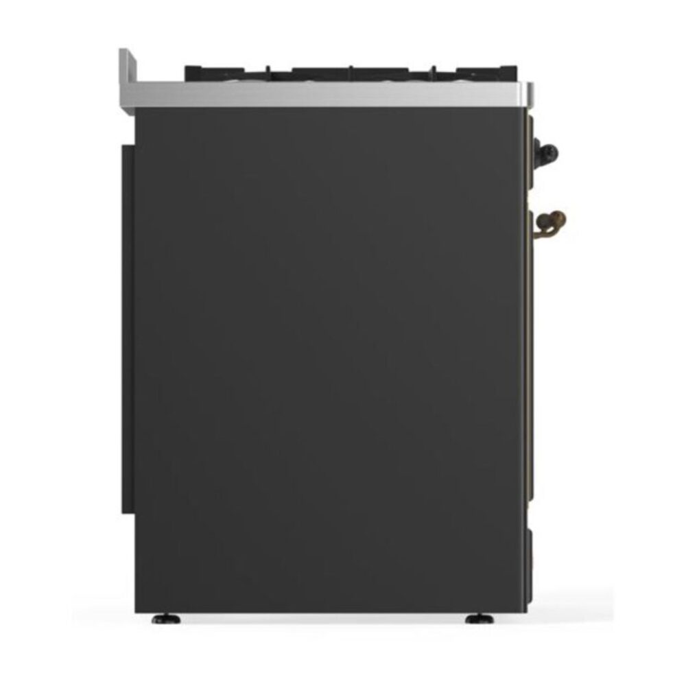 ILVE UM30DNE3MGB Majestic II 30 inch Dual Fuel Range with 5 Black