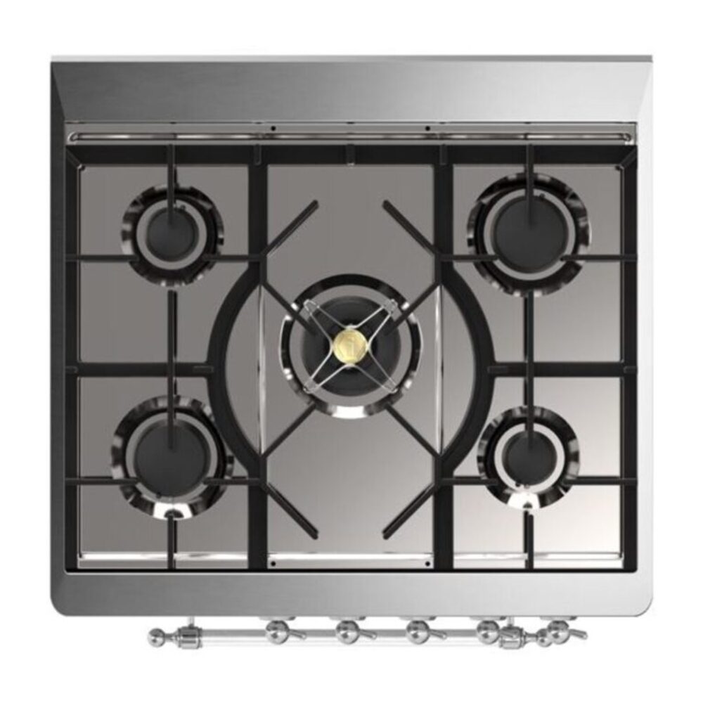 ILVE_UM30DNE3MGC_Majestic_II_30"_Dual_Fuel_Range_Top_Angle