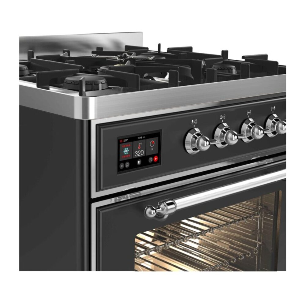 ILVE_UM30DNE3MGC_Majestic_II_30"_Dual_Fuel_Range_front