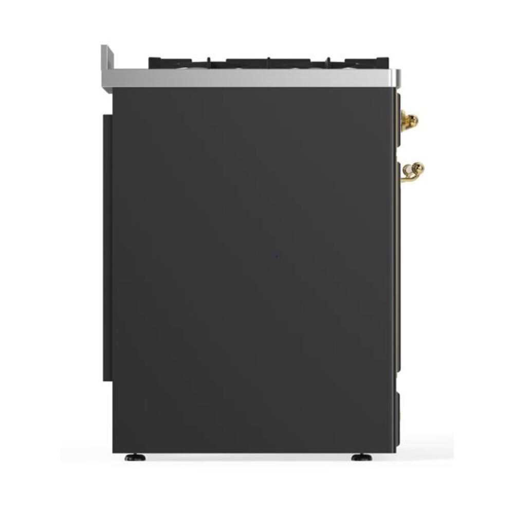 ILVE_UM30DNE3MGGLP_Majestic_II_30"_Dual_Fuel_Range_left_side