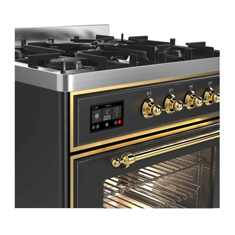 ILVE_UM30DNE3MGG_Majestic_II_30"_Dual_Fuel_Range