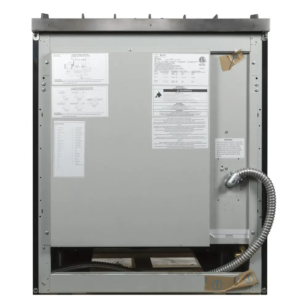 ILVE_UM30DNE3MGG_Majestic_II_30"_Dual_Fuel_Range_rear_view