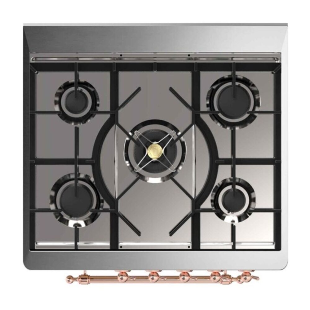 ILVE_UM30DNE3MGP_Majestic_II_30_Dual_Fuel_Range_Top_Angle
