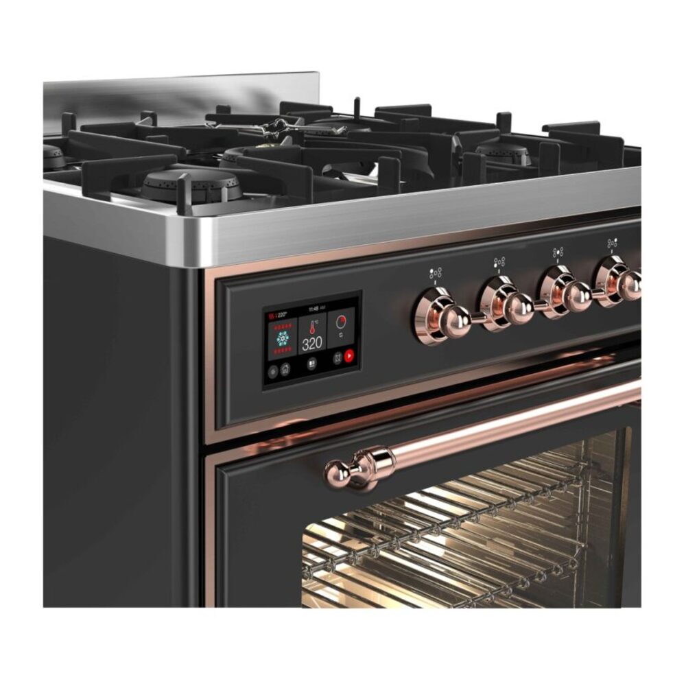 ILVE UM30D Majestic II 30 inch Dual Fuel Range with 5 Burners