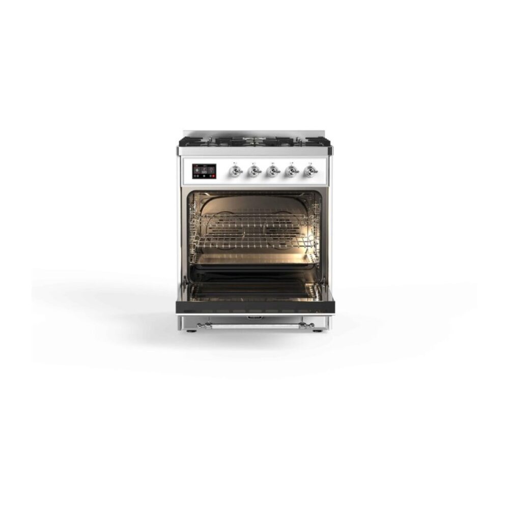 ILVE_UM30DNE3RAC_Majestic_II_30"_Dual_Fuel_Range_Front_View