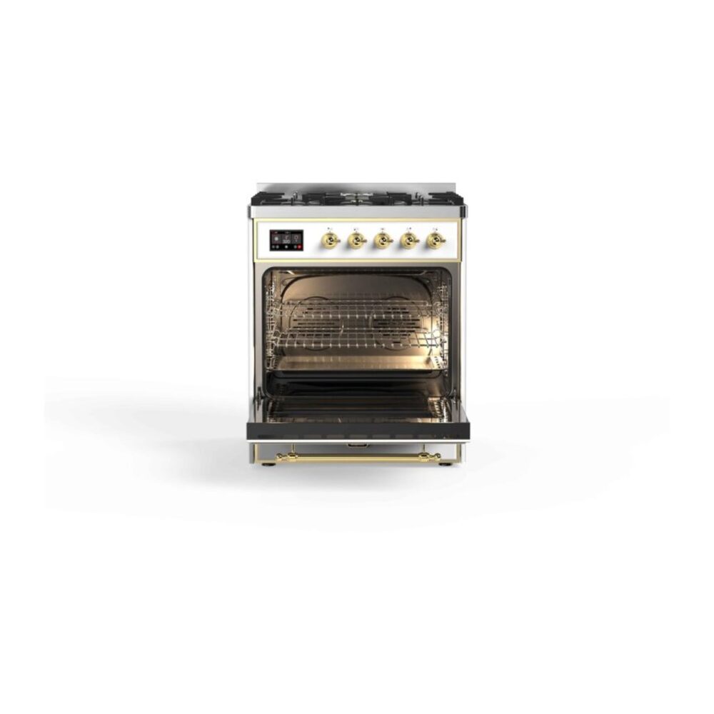 ILVE_UM30DNE3RAG_Majestic_II_30"_Dual_Fuel_Range_Front_View