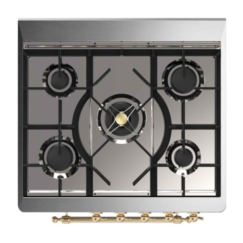 ILVE_UM30DNE3RAG_Majestic_II_30"_Dual_Fuel_Range_Top_Angle