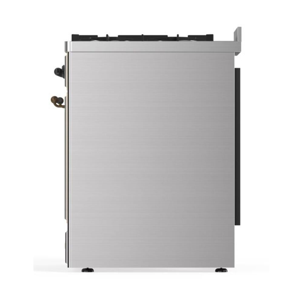 ILVE_UM30DNE3SSBLP_Majestic_II_30"_Dual_Fuel_Range_Left_Angle