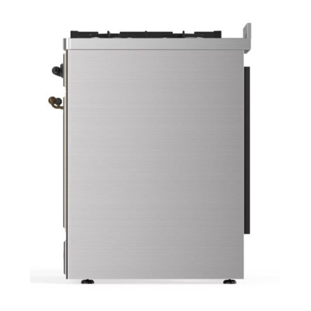 ILVE_UM30DNE3SSB_Majestic_II_30_Dual_Fuel_Range_Left_Angle