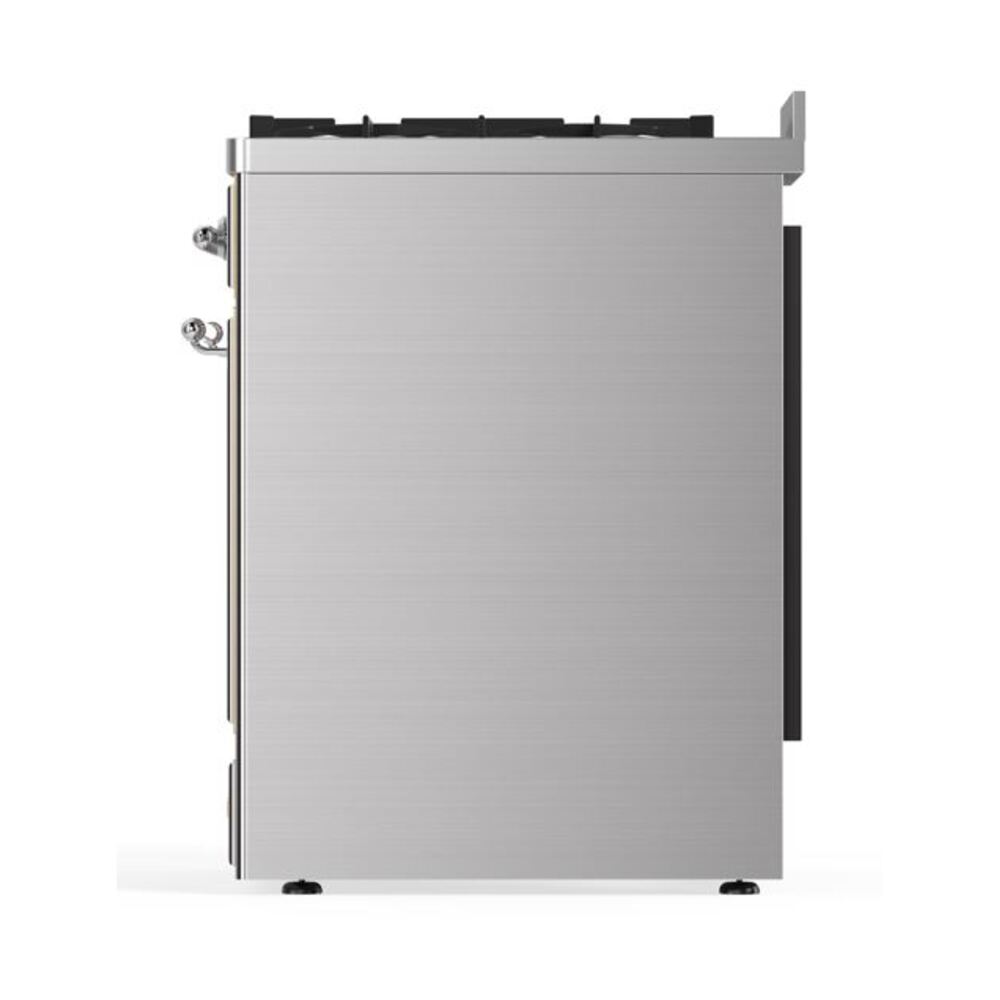 ILVE_UM30DNE3SSCLP_Majestic_II_30"_Dual_Fuel_Range_Left_Angle