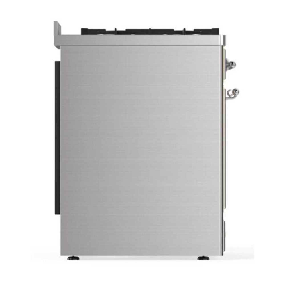 ILVE_UM30DNE3SSCLP_Majestic_II_30"_Dual_Fuel_Range_Right_Angle