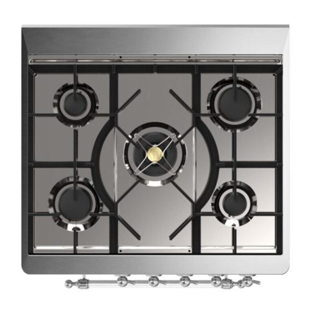 ILVE_UM30DNE3SSC_Majestic_II_30"_Dual_Fuel_Range_Top_Angle