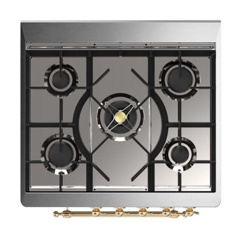 ILVE_UM30DNE3SSGLP_Majestic_II_30"_Dual_Fuel_Range_Top_Angle