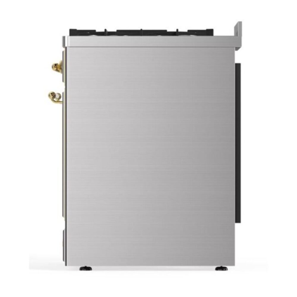ILVE_UM30DNE3SSGLP_Majestic_II_30"_Dual_Fuel_Range_Left_Angle