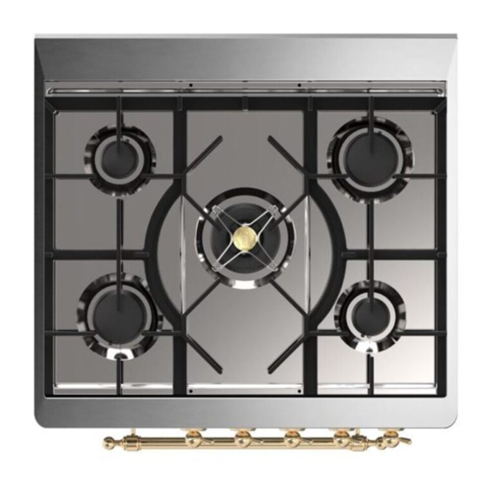 ILVE_UM30DNE3SSG_Majestic_II_30"_Dual_Fuel_Range_Top_Angle