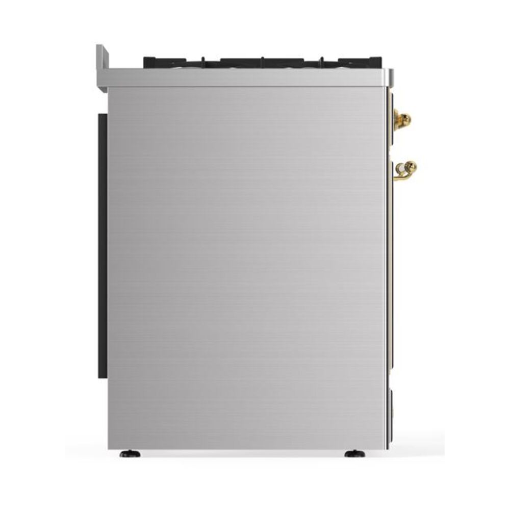 ILVE_UM30DNE3SSG_Majestic_II_30"_Dual_Fuel_Range_Right_Angle