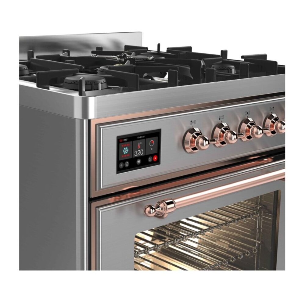 ILVE UM30D Majestic II 30 inch Dual Fuel Range with 5 Burners