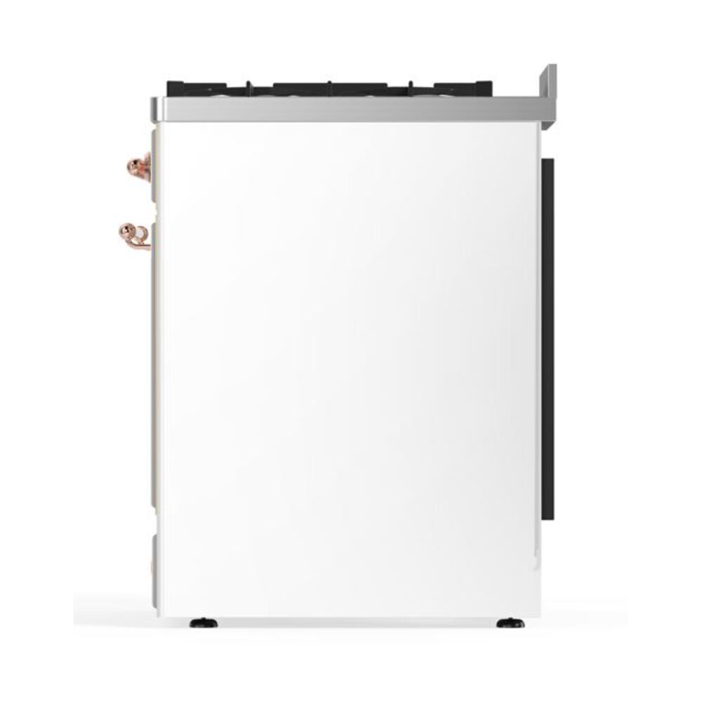 ILVE_UM30DNE3WHPLP_Majestic_II_30"_Dual_Fuel_Range_Left_Angle