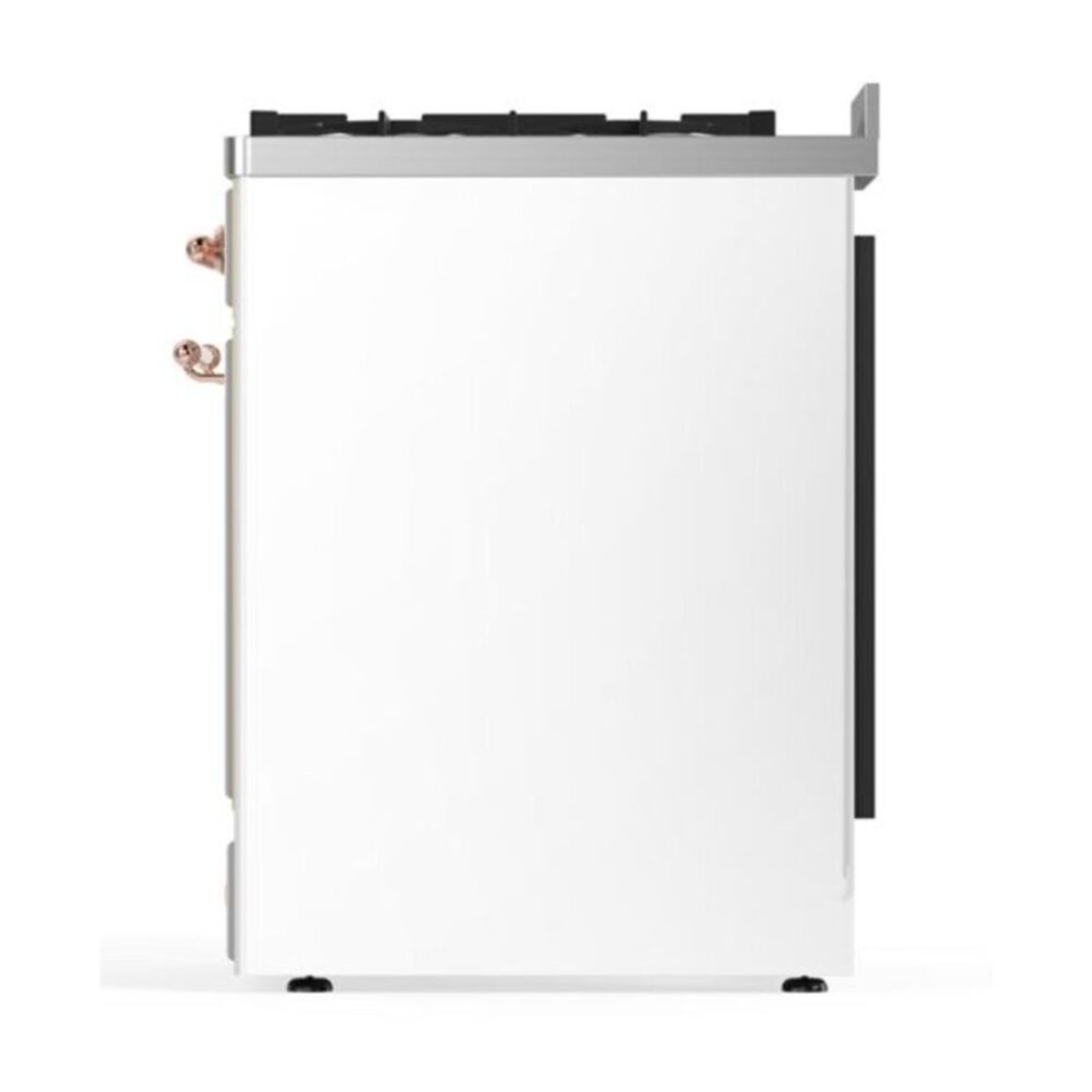 ILVE_UM30DNE3WHPLP_Majestic_II_30"_Dual_Fuel_Range_Left_Angle