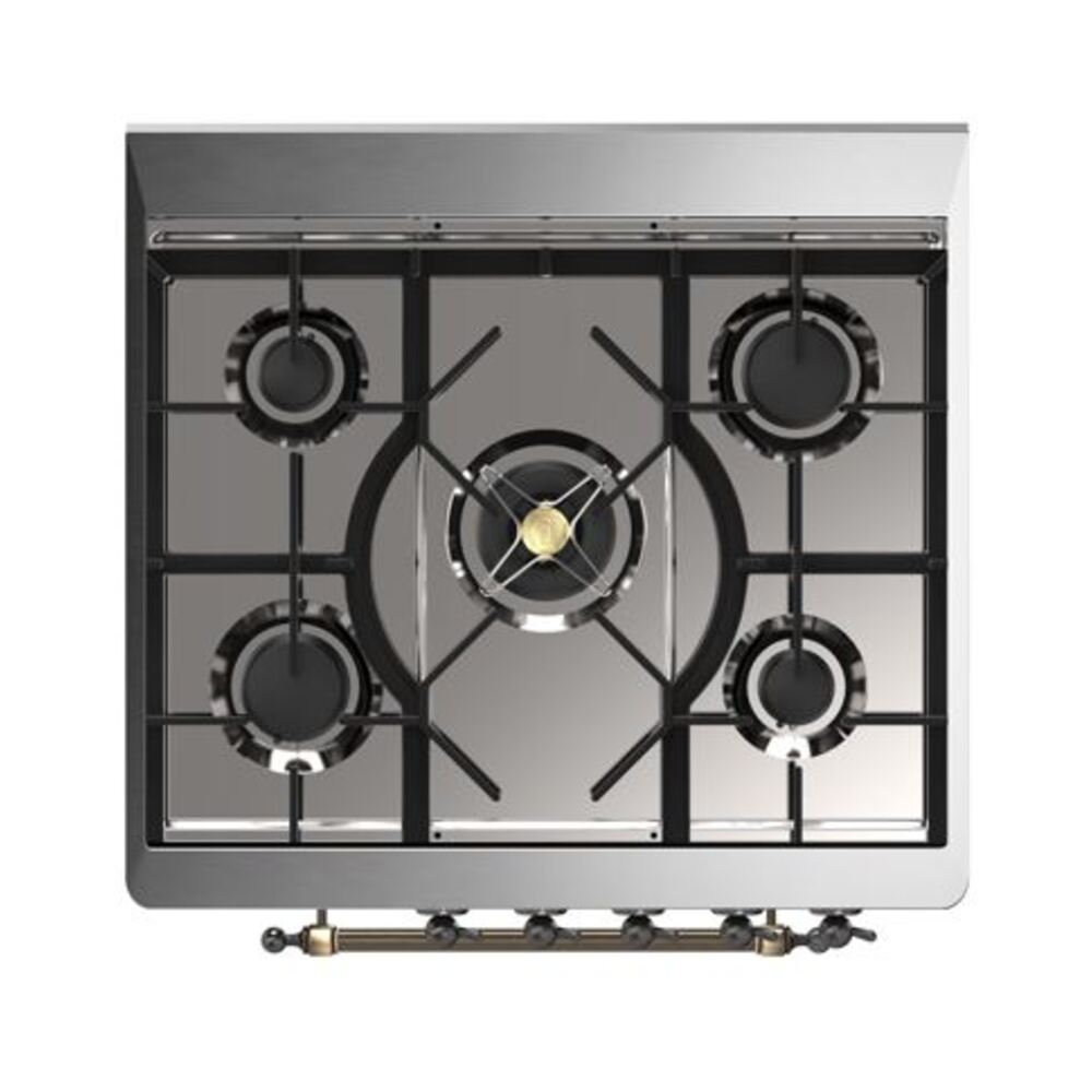 ILVE_UM30DQNE3AWBLP_Majestic_II_30"_Dual_Fuel_Range_Top_Angle