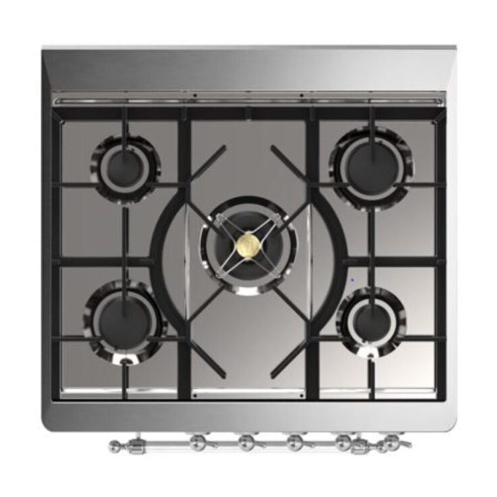 ILVE_UM30DQNE3BGCLP_Majestic_II_30"_Dual_Fuel_Range_Top_Angle