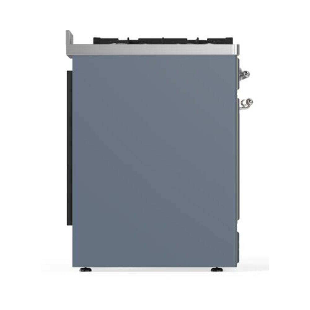 ILVE_UM30DQNE3BGCLP_Majestic_II_30"_Dual_Fuel_Range_Left_Angle