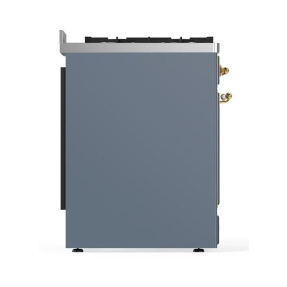 ILVE_UM30DQNE3BGGLP_Majestic_II_30"_Dual_Fuel_Range_Left_Angle