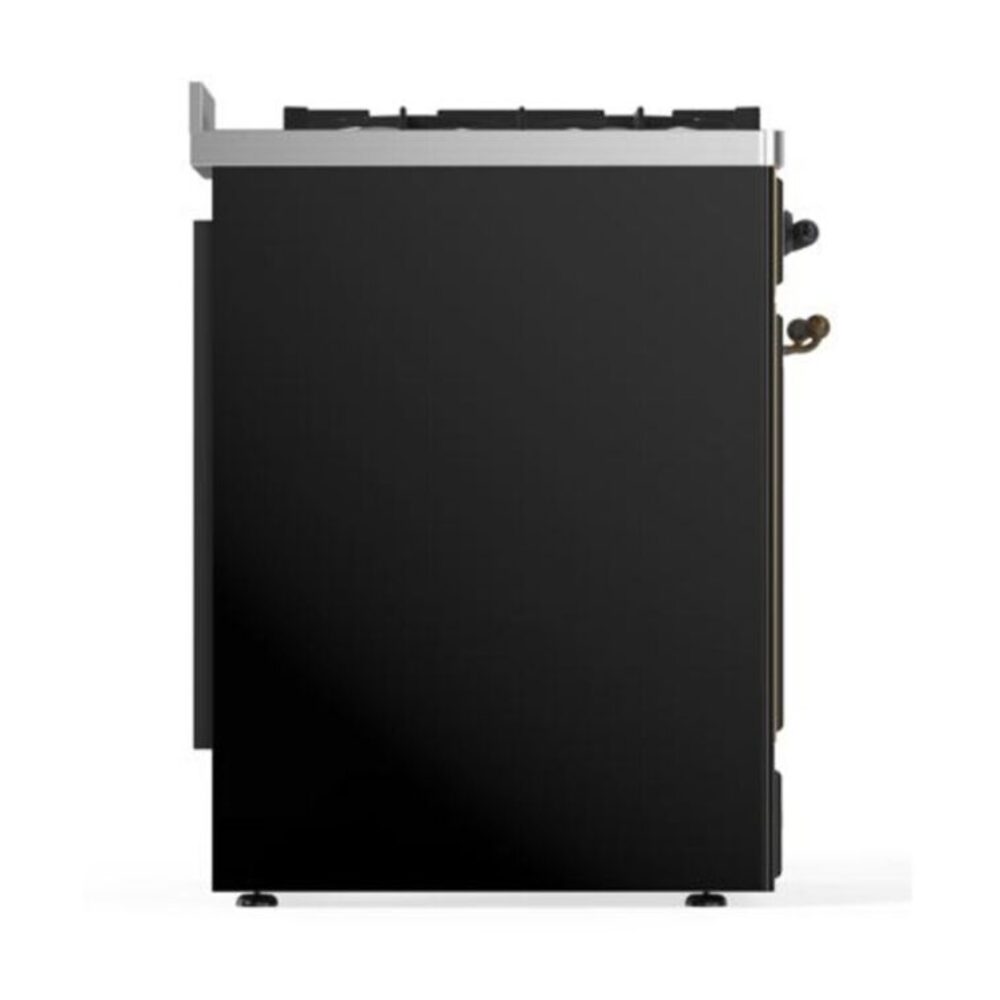 ILVE_UM30DQNE3BKBLP_Majestic_II_30"_Dual_Fuel_Range_Left_Angle