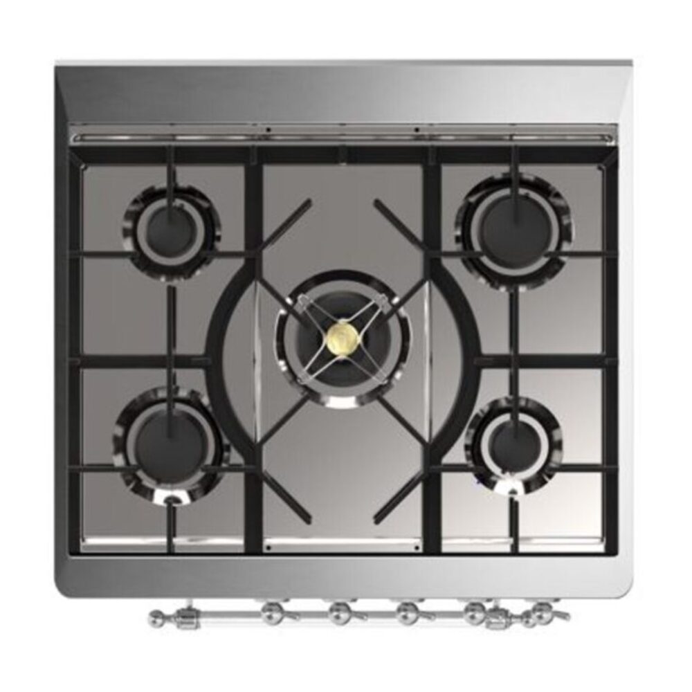 ILVE_UM30DQNE3BKCLP_Majestic_II_30"_Dual_Fuel_Range_Top_Angle