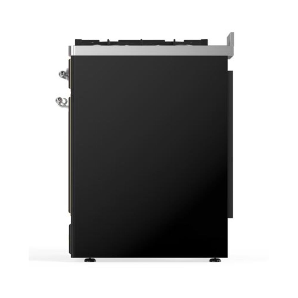 ILVE_UM30DQNE3BKC_Majestic_II_30"_Dual_Fuel_Range_Right_Angle