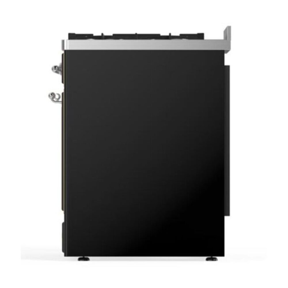 ILVE_UM30DQNE3BKC_Majestic_II_30"_Dual_Fuel_Range_Right_Angle