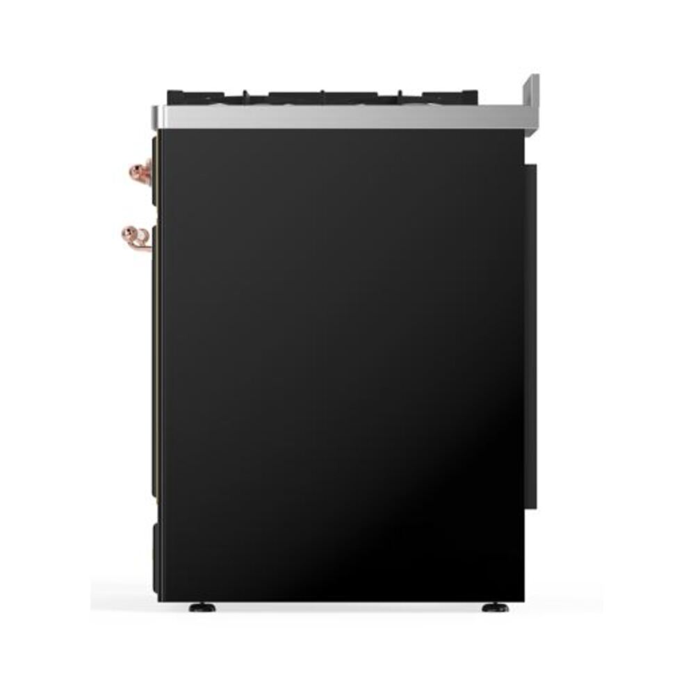 ILVE_UM30DQNE3BKP_Majestic_II_30"_Dual_Fuel_Range_Right_Angle