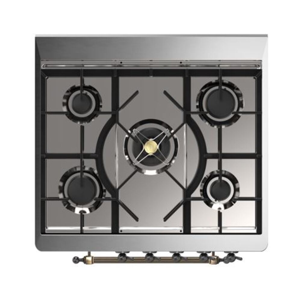 ILVE_UM30DQNE3BUBLP_Majestic_II_30"_Dual_Fuel_Range_Top_Angle