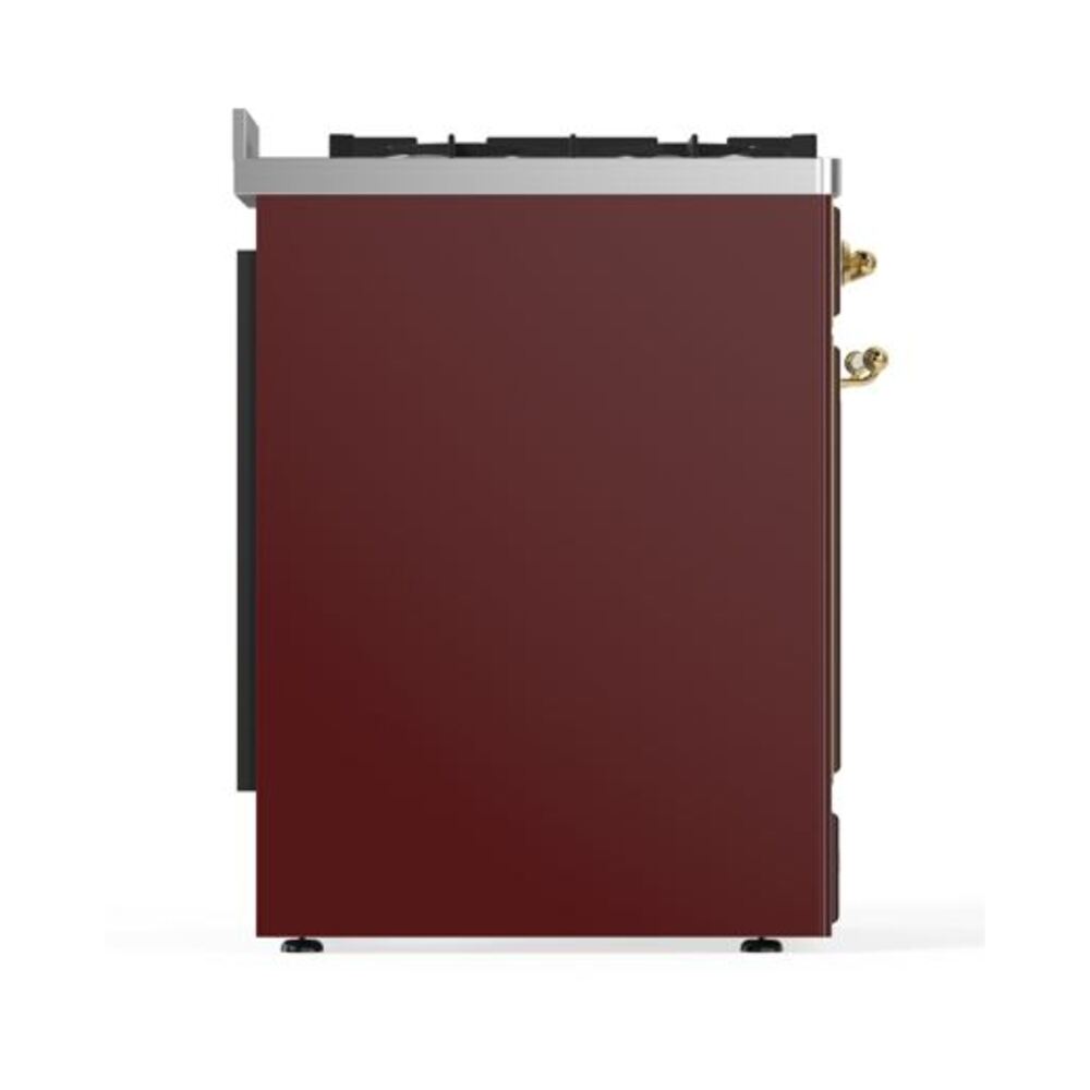 ILVE_UM30DQNE3BUGLP_Majestic_II_30"_Dual_Fuel_Range_Left_Angle