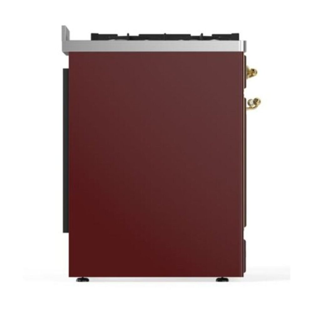 ILVE_UM30DQNE3BUGLP_Majestic_II_30"_Dual_Fuel_Range_Left_Angle