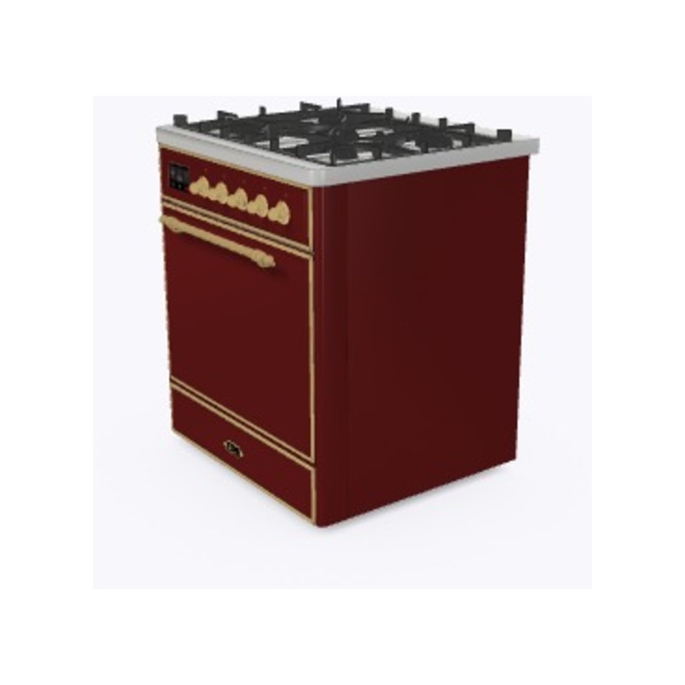 ILVE_UM30DQNE3BUG_Majestic_II_30"_Dual_Fuel_Range_Right_Angle