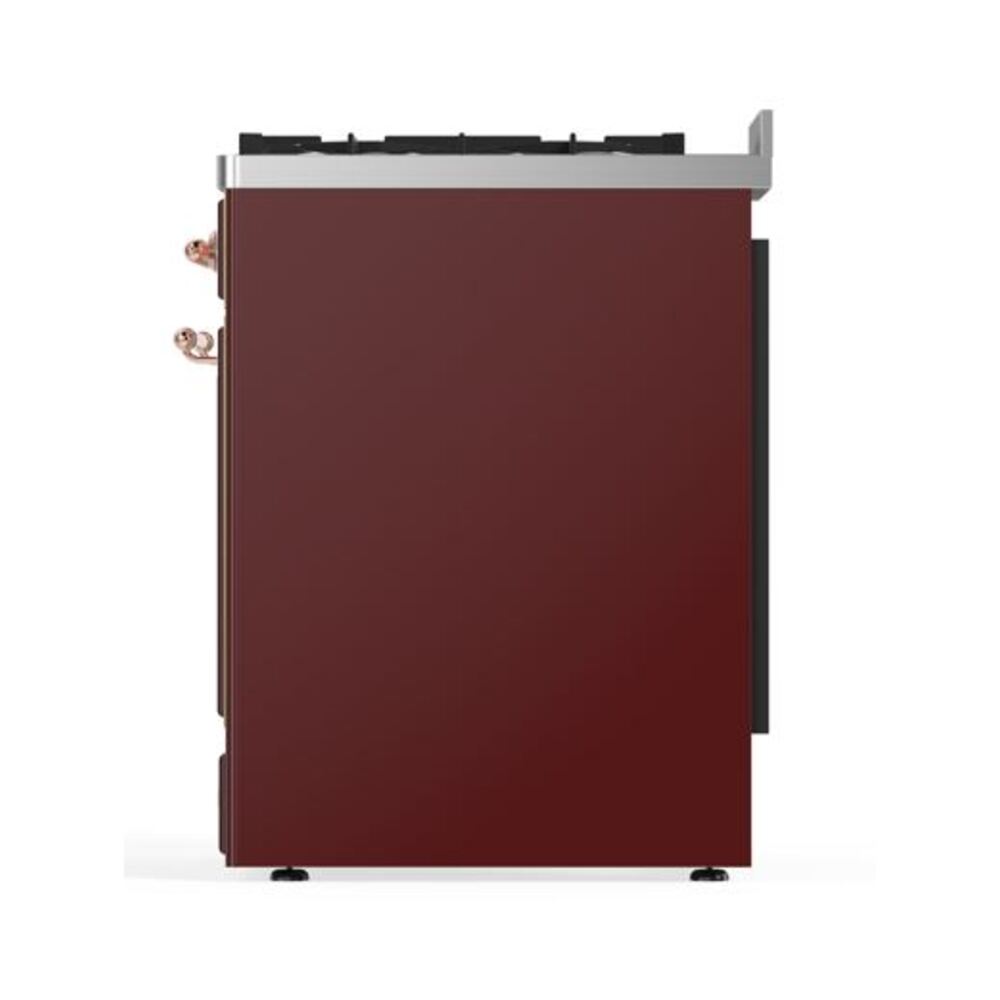 ILVE_UM30DQNE3BUPLP_Majestic_II_30"_Dual_Fuel_Range_Right_Angle