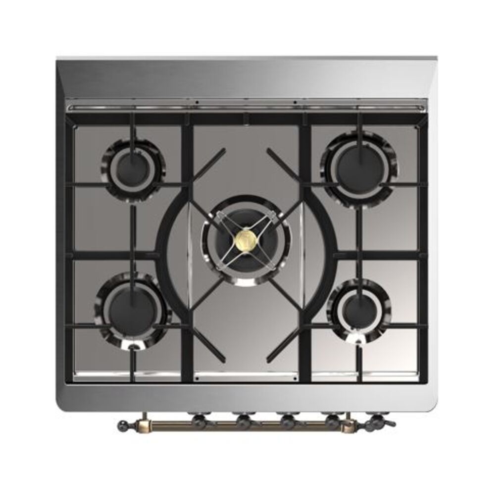 ILVE_UM30DQNE3EGBLP_Majestic_II_30"_Dual_Fuel_Range_Top_Angle